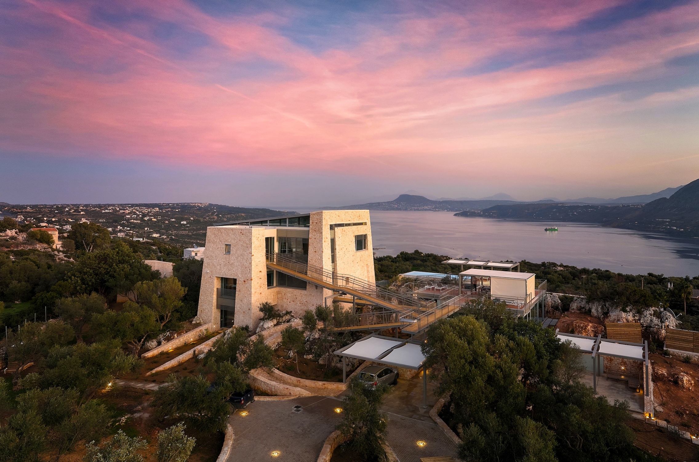 One of our luxurious villas in Crete, available for rent