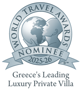 Für den World Travel Award nominiert 2025 Shield, Griechenlands führende private Luxusvilla